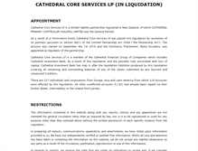 Tablet Screenshot of cathedralcore.com